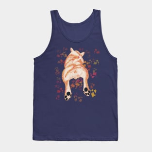 The full color of back side and ball of dog Tank Top